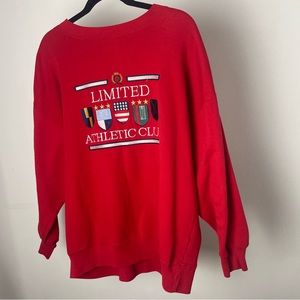 Limited Athletic Club Red Sweatshirt